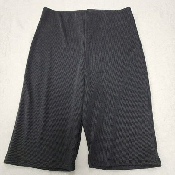 Topshop Black Biker Shorts Size 2 - Picture 2 of 4